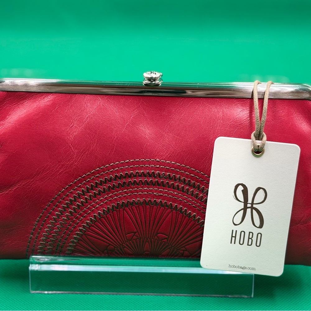 HOBO Cherry Red Clutch